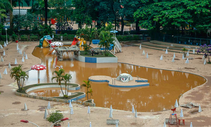 Estadio do Morumbi - 03 03 19 - Estragos Causados pela Chuva - Foto  Miguel Schincariol