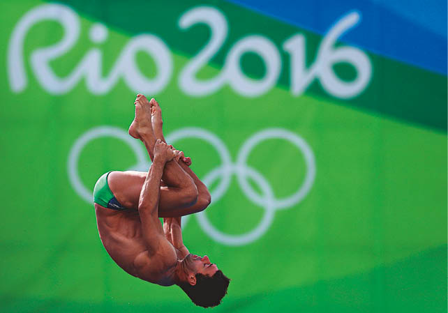 Hugo Parisi  Saltos Ornamentais no parque aquatico Maria Lenk  Jogos Olimpicos Rio 2016  20 de Agosto de 2016, Rio de Janeiro, RJ, Brasil  Foto: Satiro Sodr  SSPress