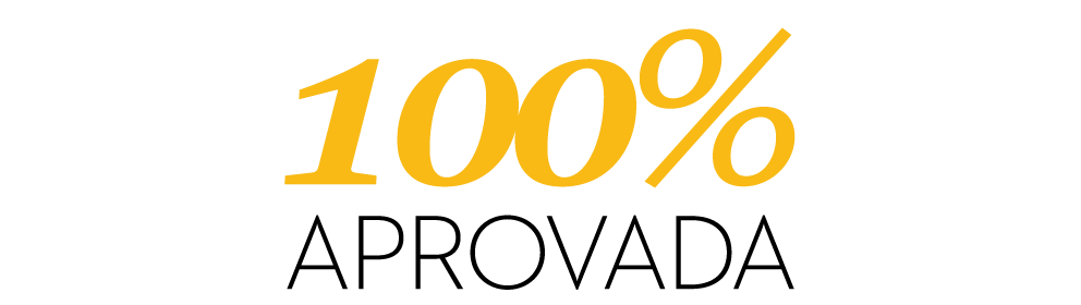 100% aprovada