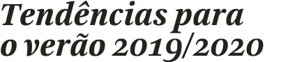 Tend ncias para o ver o 2019 2020 