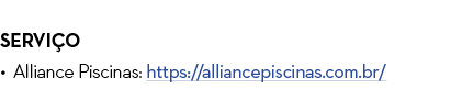 Servi o Alliance Piscinas: https:  alliancepiscinas com br 