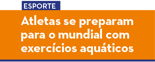 Atletas se preparam para o mundial com exercícios aquáticos,,Esport