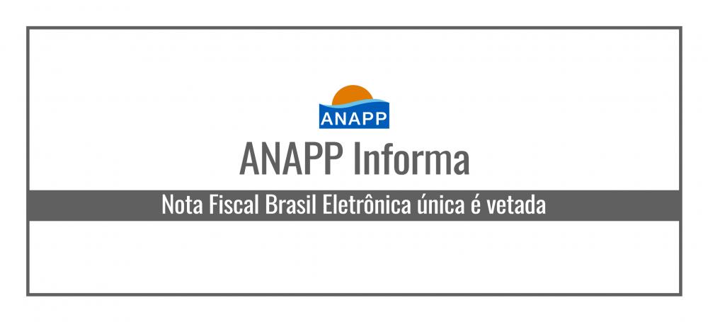 Nota Fiscal Brasil Eletrônica única é vetada