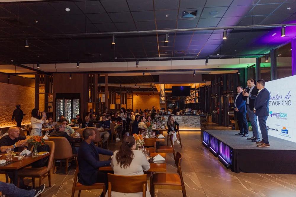 Jantar de Networking da Expolazer 2026 fortalece conexões e relacionamento entre profissionais do setor